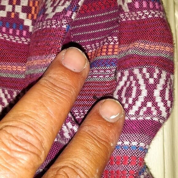 Unleash Your Boho Style with Our Colorful Merona Size 16 Boho Knit Shorts! - Picture 3 of 6